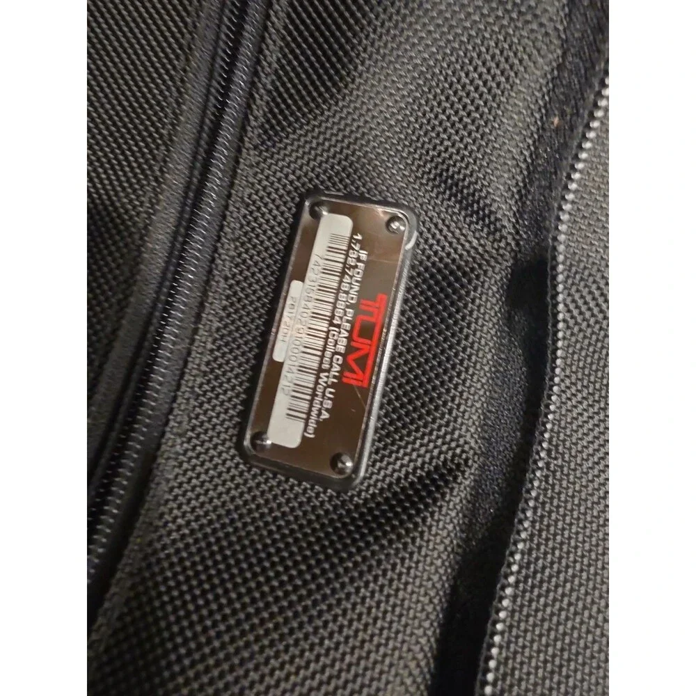 TUMI Alpha Slim Solutions Brief Pack 26172DH Black Nylon Backpack